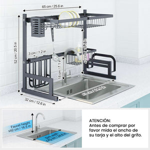 Escurridor De Platos Sobre Fregadero 65cm