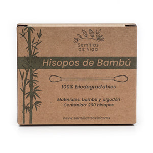 Hisopos de Bambú Biodegradables