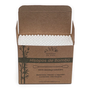 Hisopos de Bambú Biodegradables